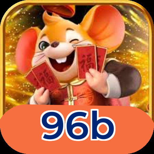 Interface do aplicativo 96b mostrando jogos disponíveis no iOS e Android